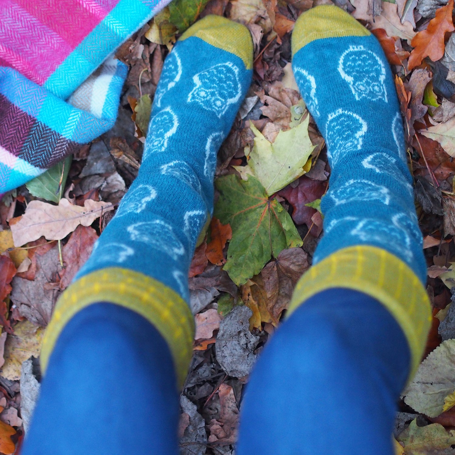 Woollen Owl Socks by Catherine Tough