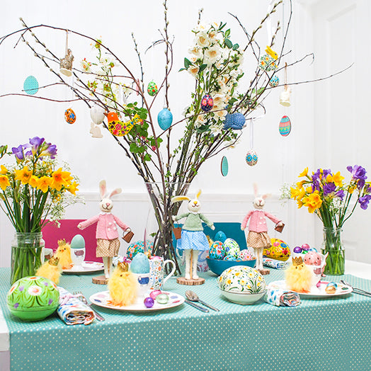 Easter Table Display at Mary Kilvert Shop & Studio