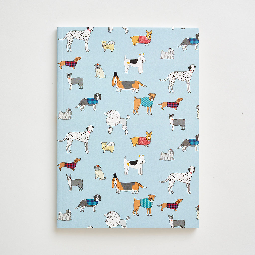 Small Dog Pattern Notebook by Mary Kilvert