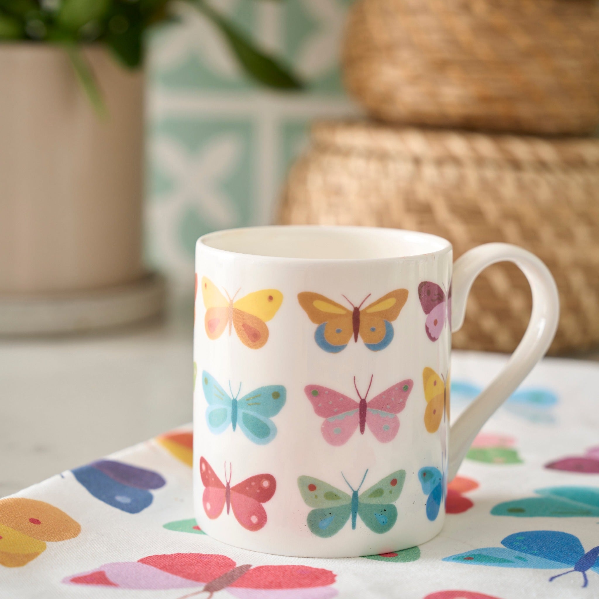Butterfly Mug by Mary Kilvert
