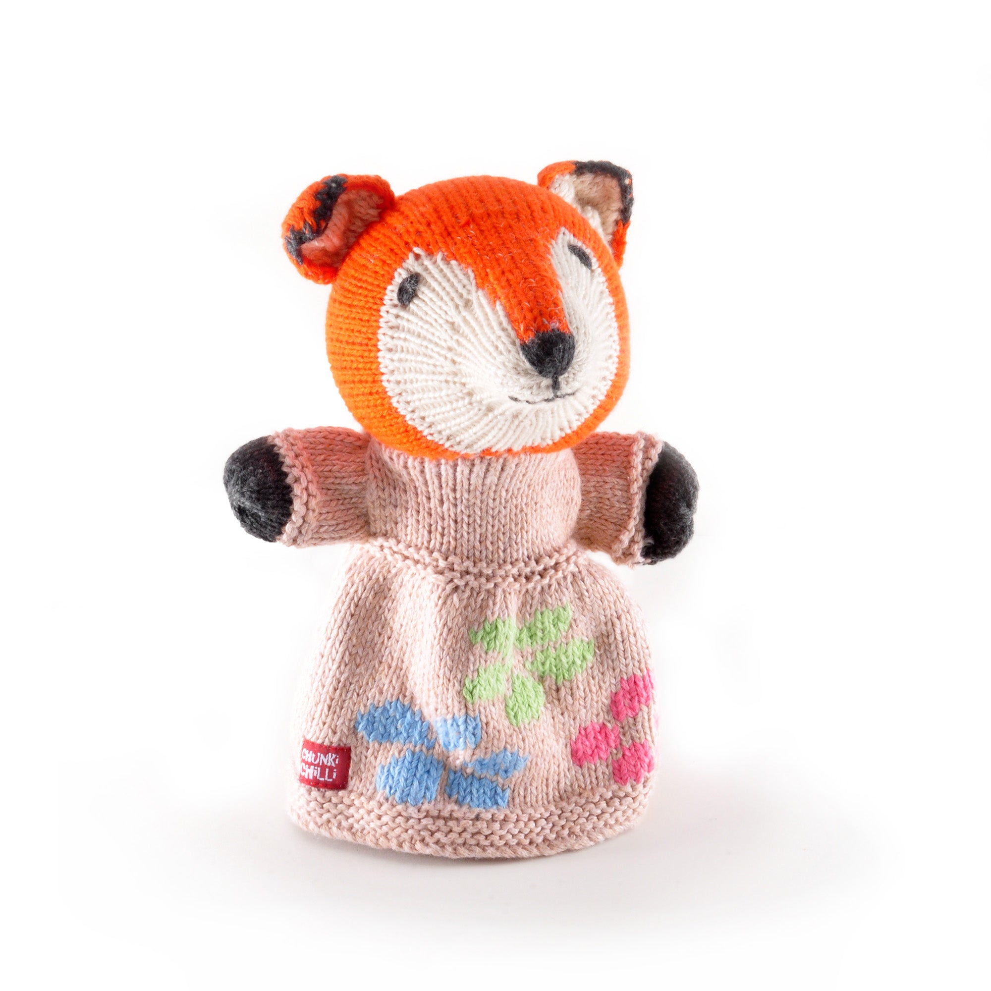 Fox Hand Puppet in Organic Cotton