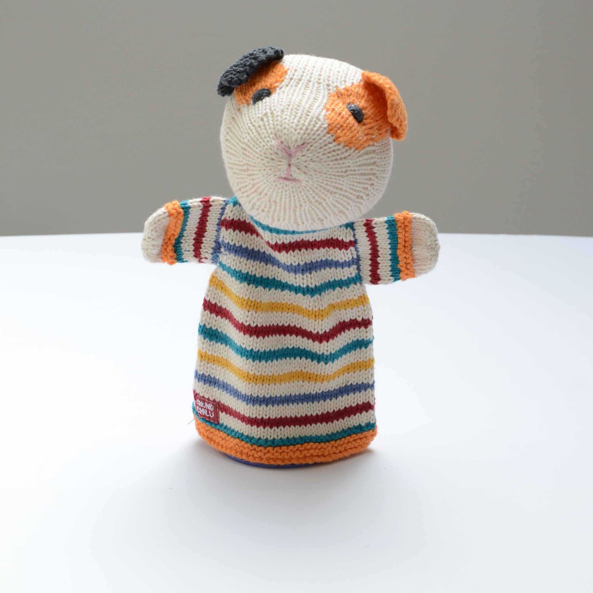 Guinea Pig Hand Puppet in Organic Cotton