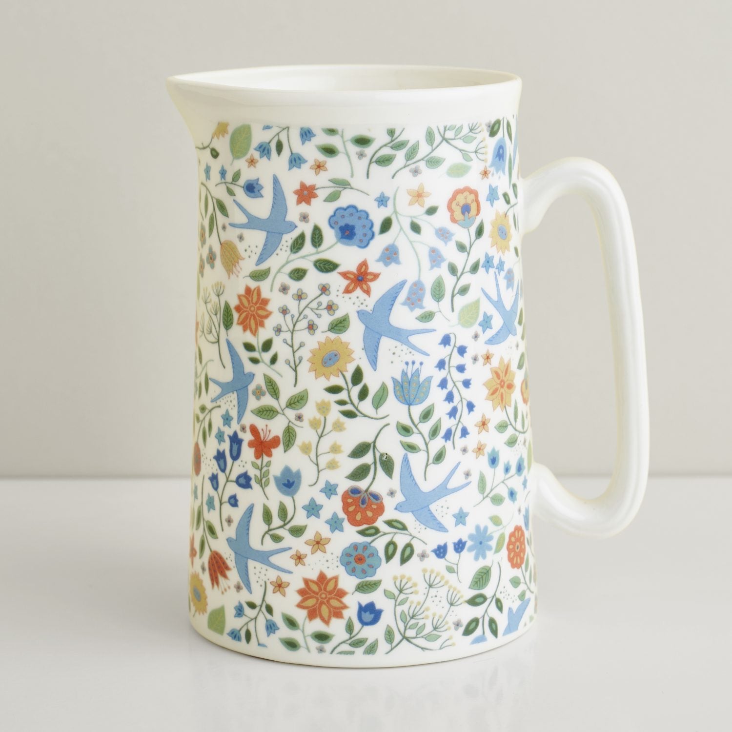 Summer Swallows Jug by Mary Kilvert