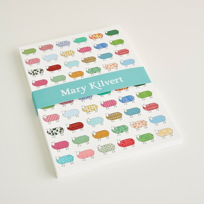 Large Sheep Pattern Notebook by Mary Kilvert