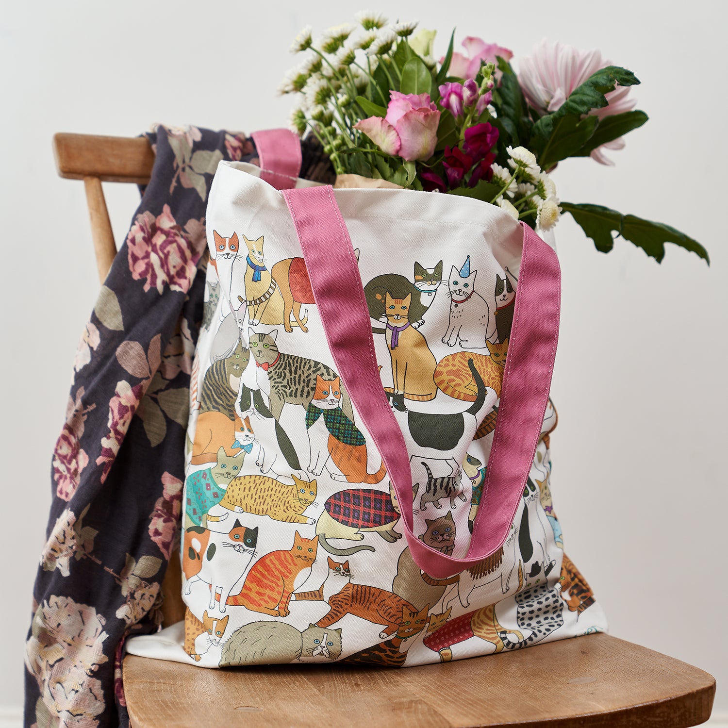 Crafty Cats Bag by Mary Kilvert