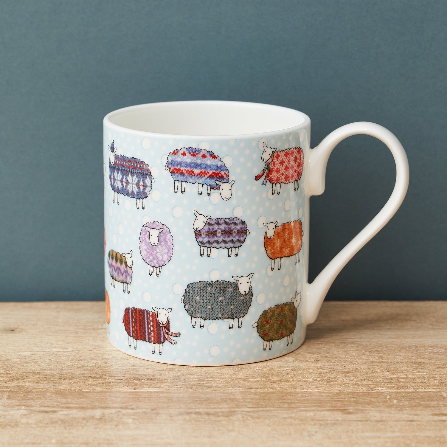 Sheep in the Snow Mug by Mary Kilvert