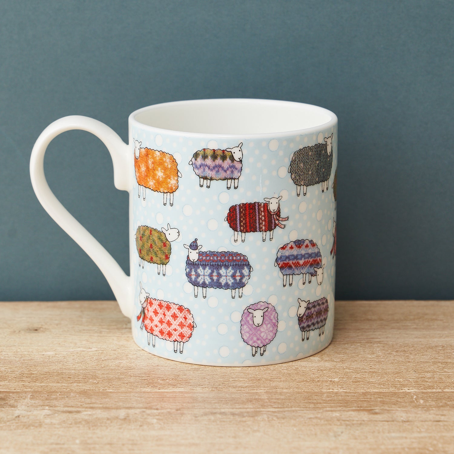 Sheep in the Snow Mug by Mary Kilvert