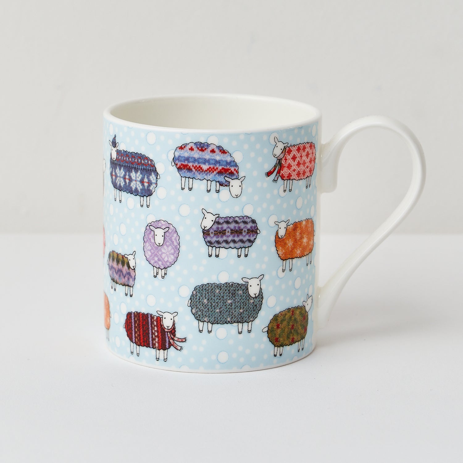 Sheep in the Snow Mug by Mary Kilvert