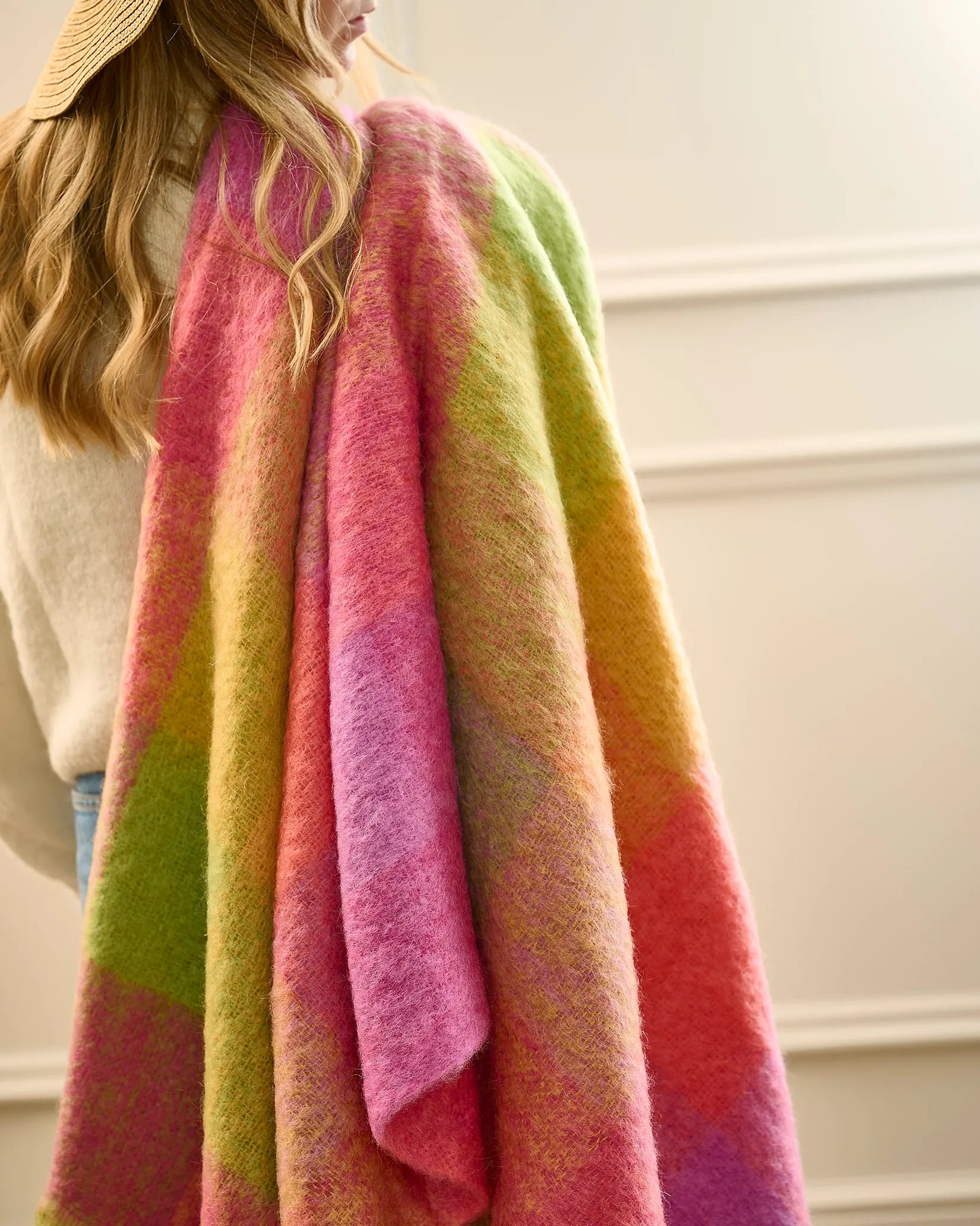 Large Lotus Mohair Throw