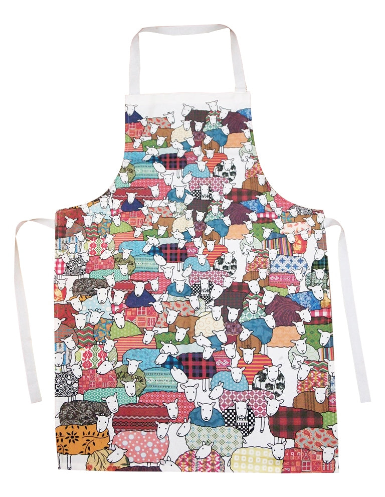 Children's Colourful Sheep Apron by Mary Kilvert