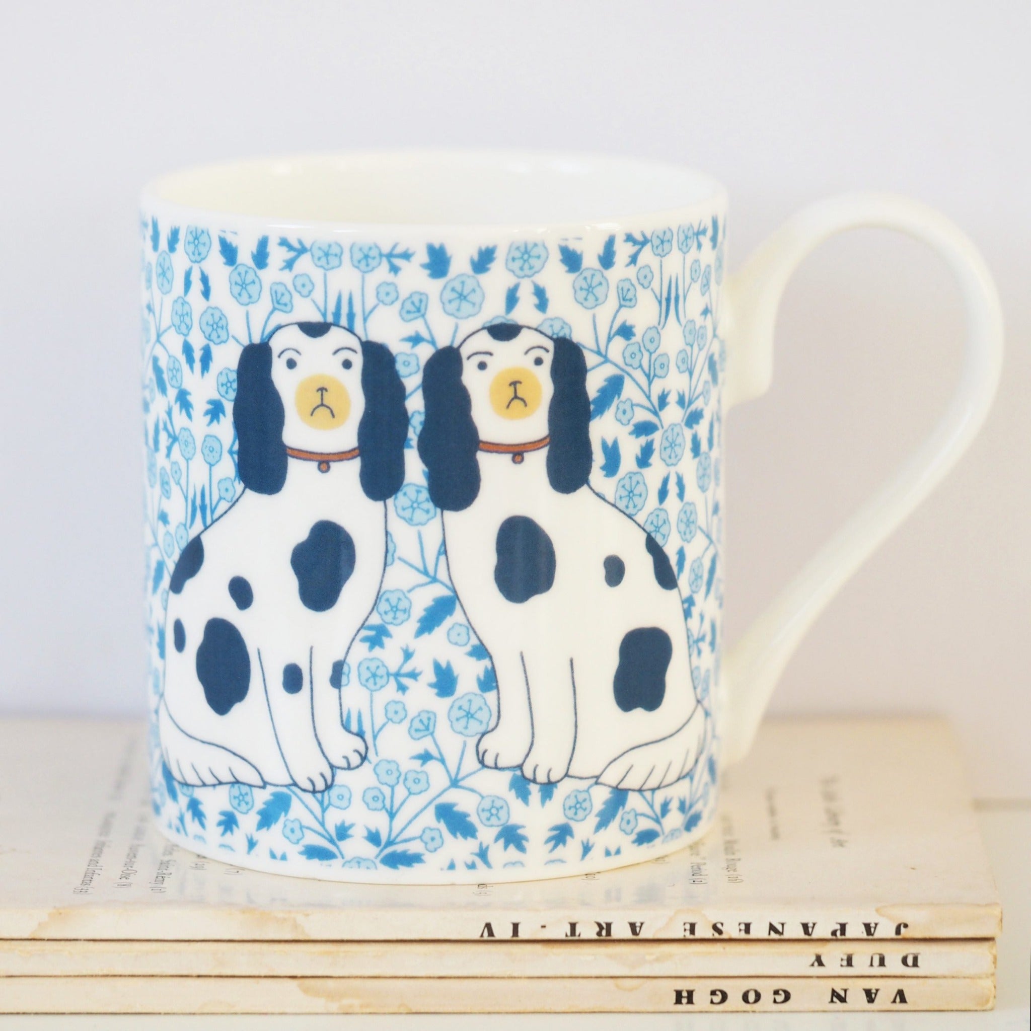 Staffordshire Dog Mug by Mary Kilvert