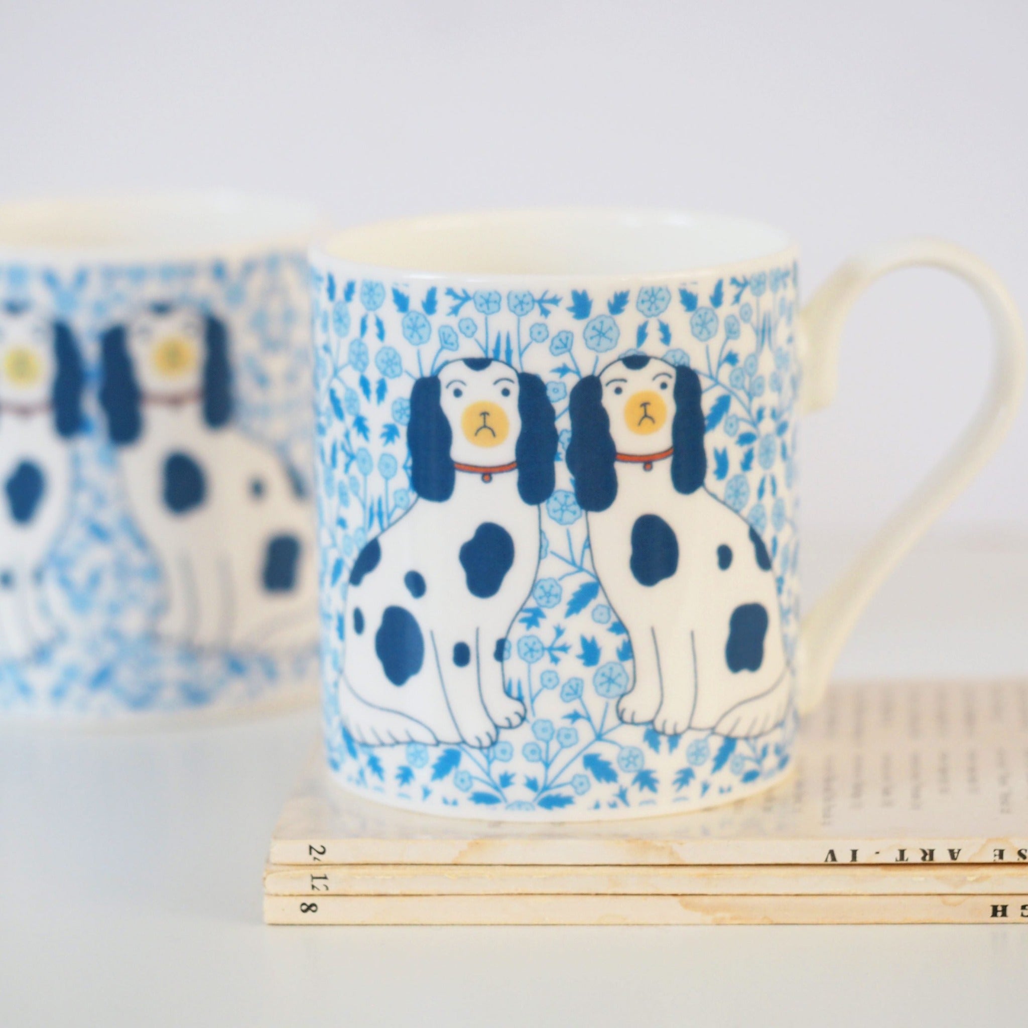 Staffordshire Dog Mug by Mary Kilvert