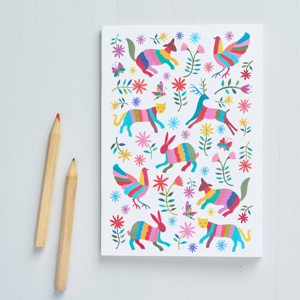 Small Otomi Animals Notebook by Mary Kilvert