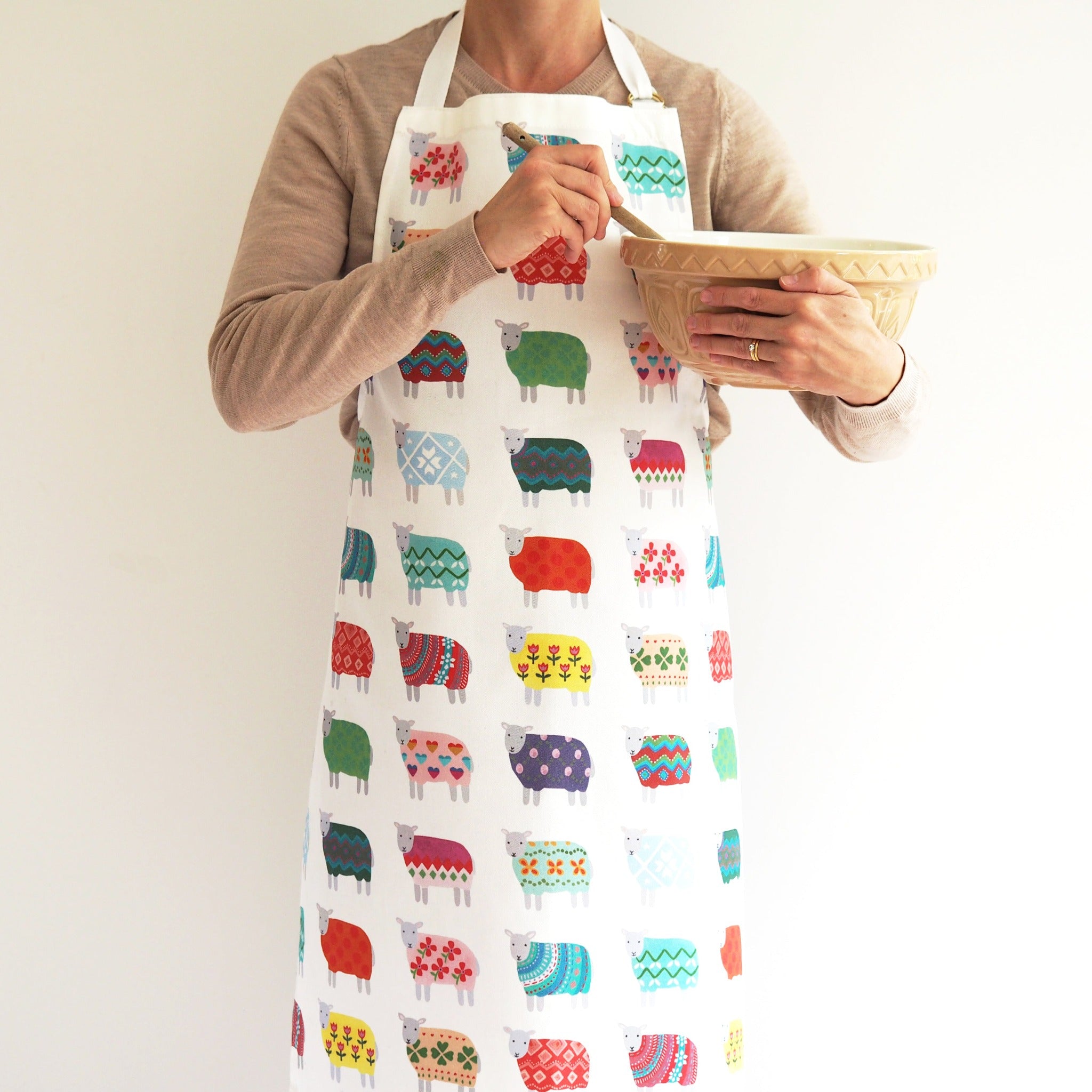 Sheep Pattern Apron