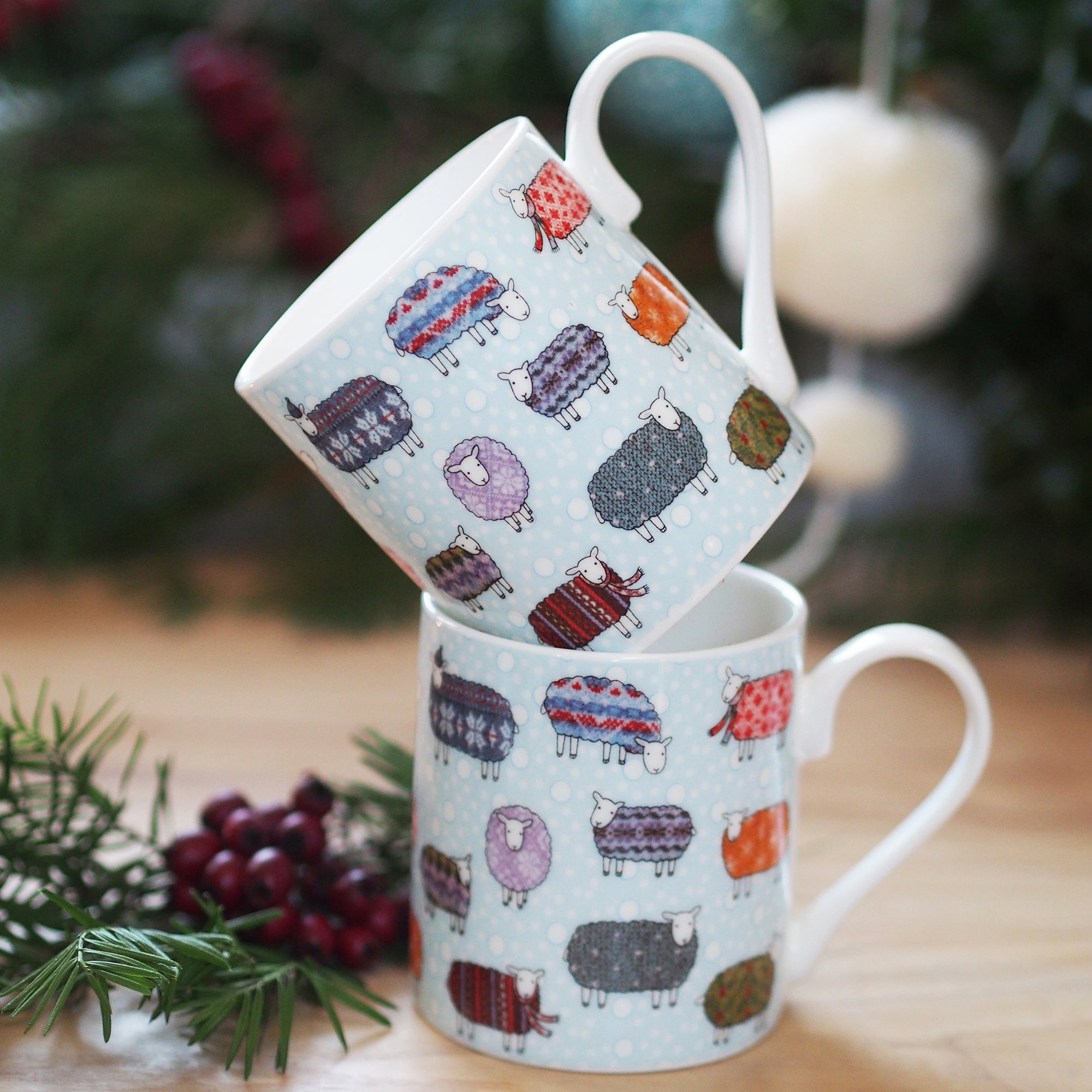 Sheep in the Snow Mug