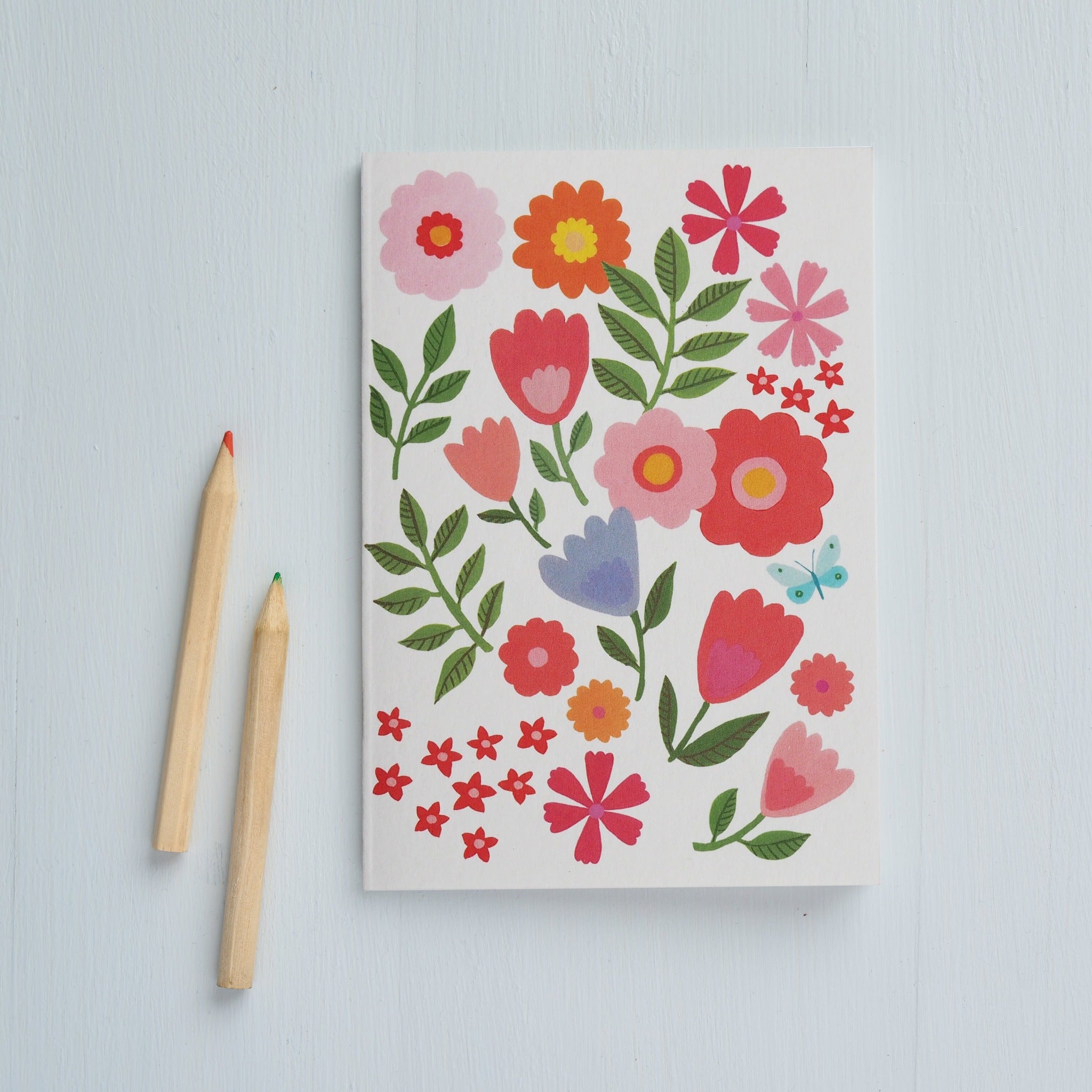 Small Summer Flowers Notebook by Mary Kilvert