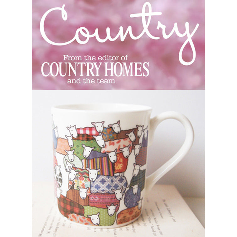 Mary Kilvert's Colourful Sheep Mug in Country Homes magazine