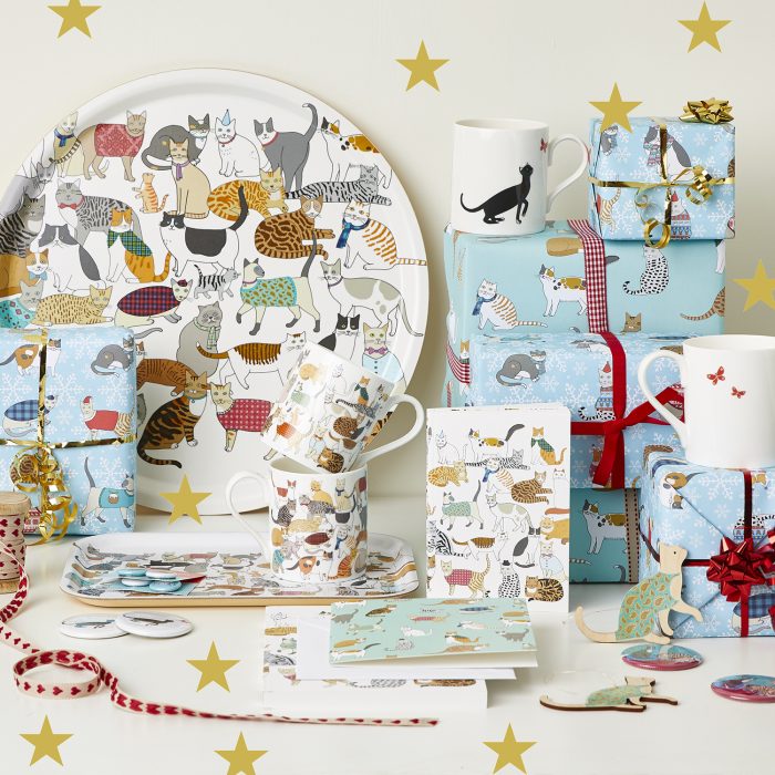 Cradle of Crafty Cats Homewares Collection by Mary Kilvert