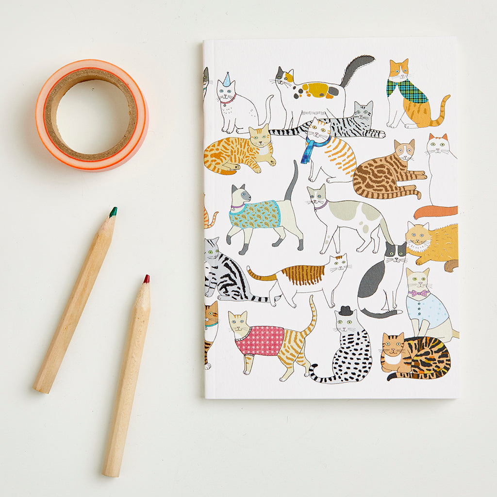 Small Crafty Cats Notebook by Mary Kilvert