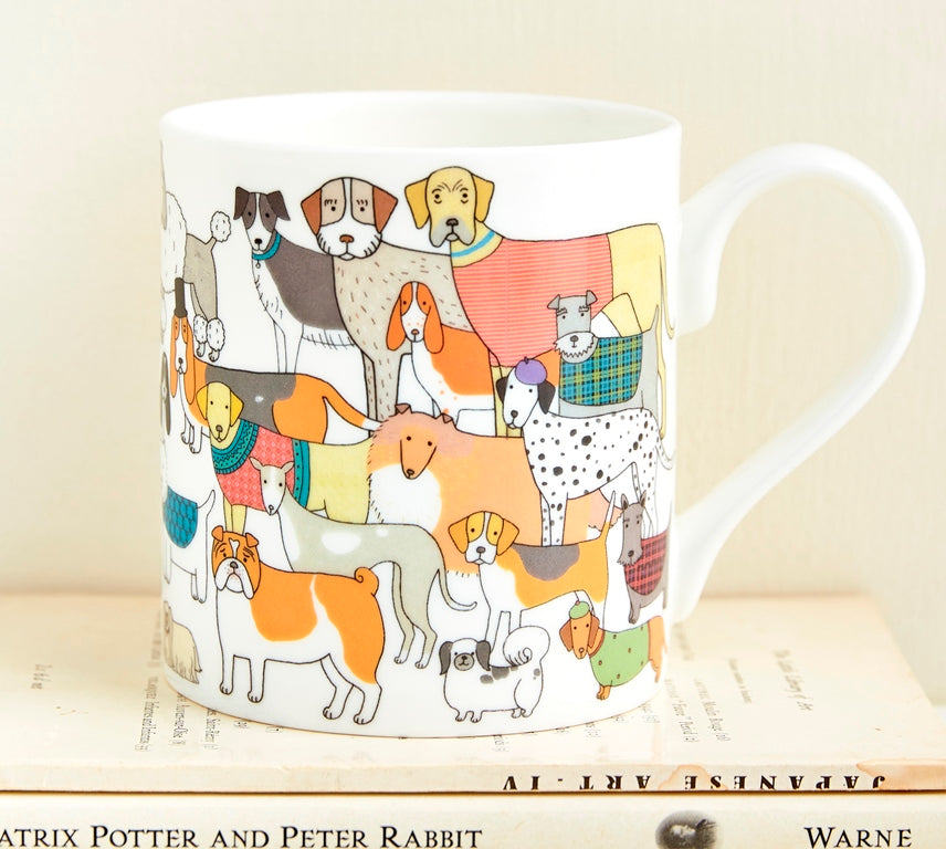 Pack of Proud Pooches Mug by Mary Kilvert