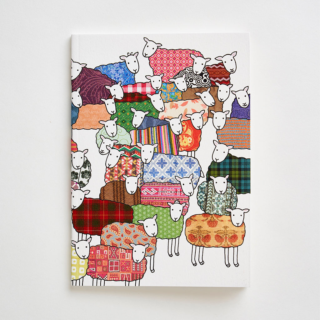 Small Colourful Sheep Notebook by Mary Kilvert