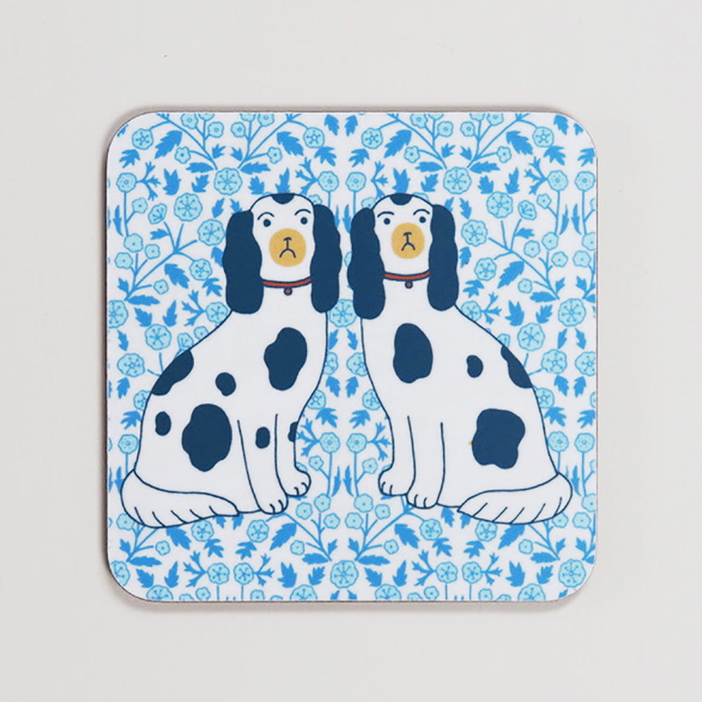 Staffordshire Dog Coasters by Mary Kilvert