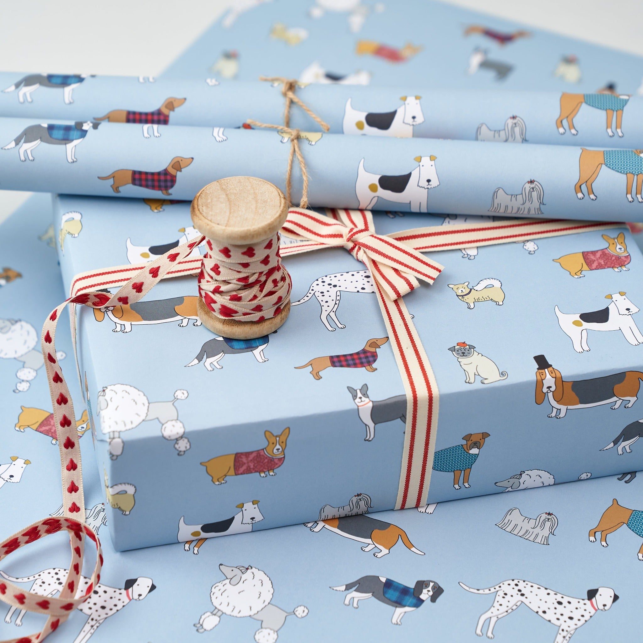 Dog Pattern Gift Wrap by Mary Kilvert