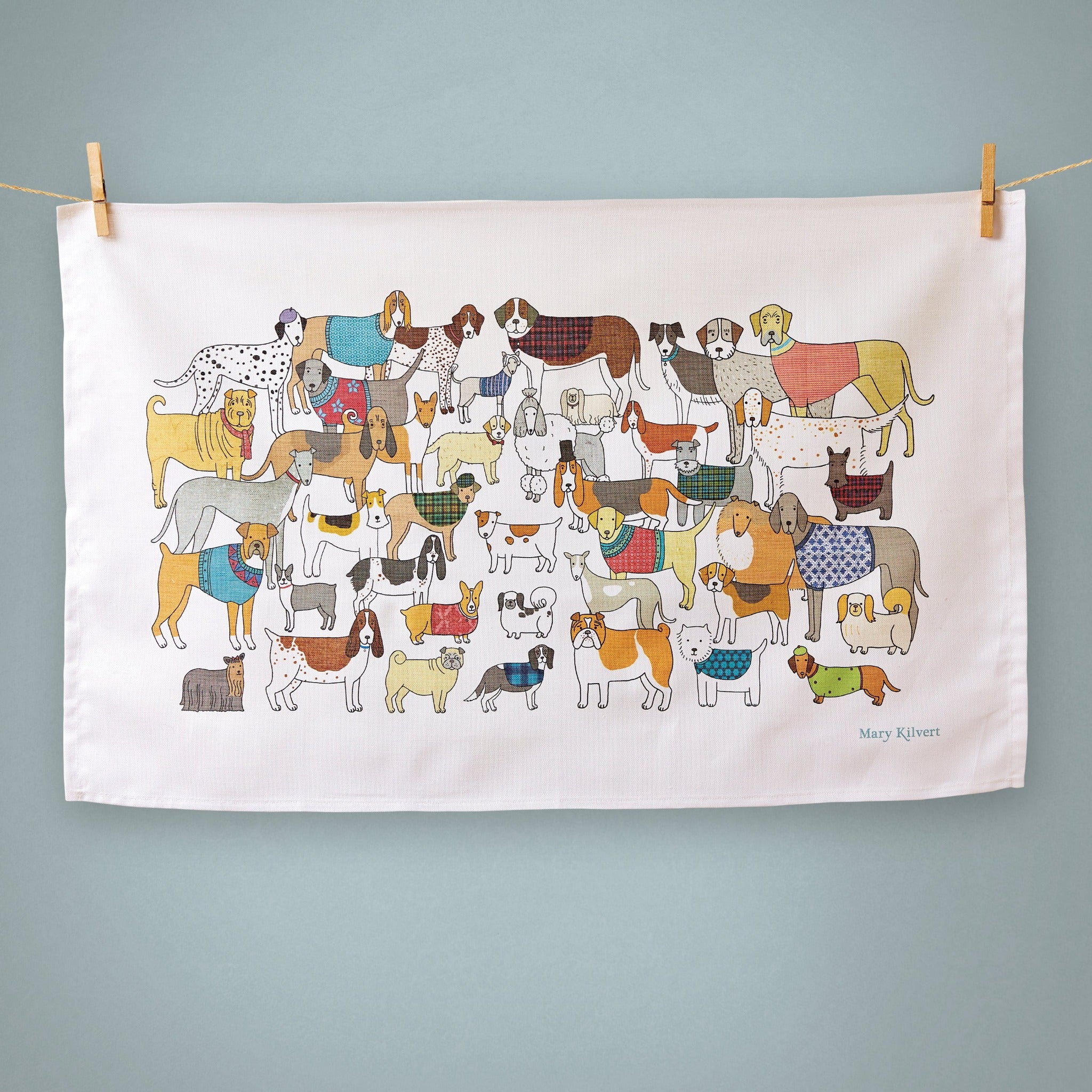 Pack of Proud Pooches Tea Towel