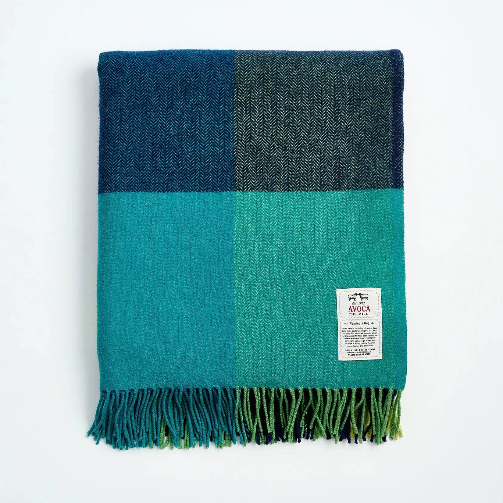 Large Dublin Nights Lambswool Throw