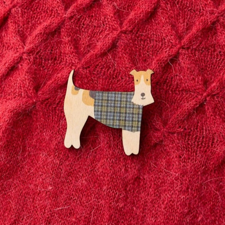 Felix Fox Terrier Brooch by Mary Kilvert