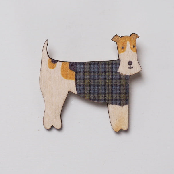 Felix Fox Terrier Brooch by Mary Kilvert