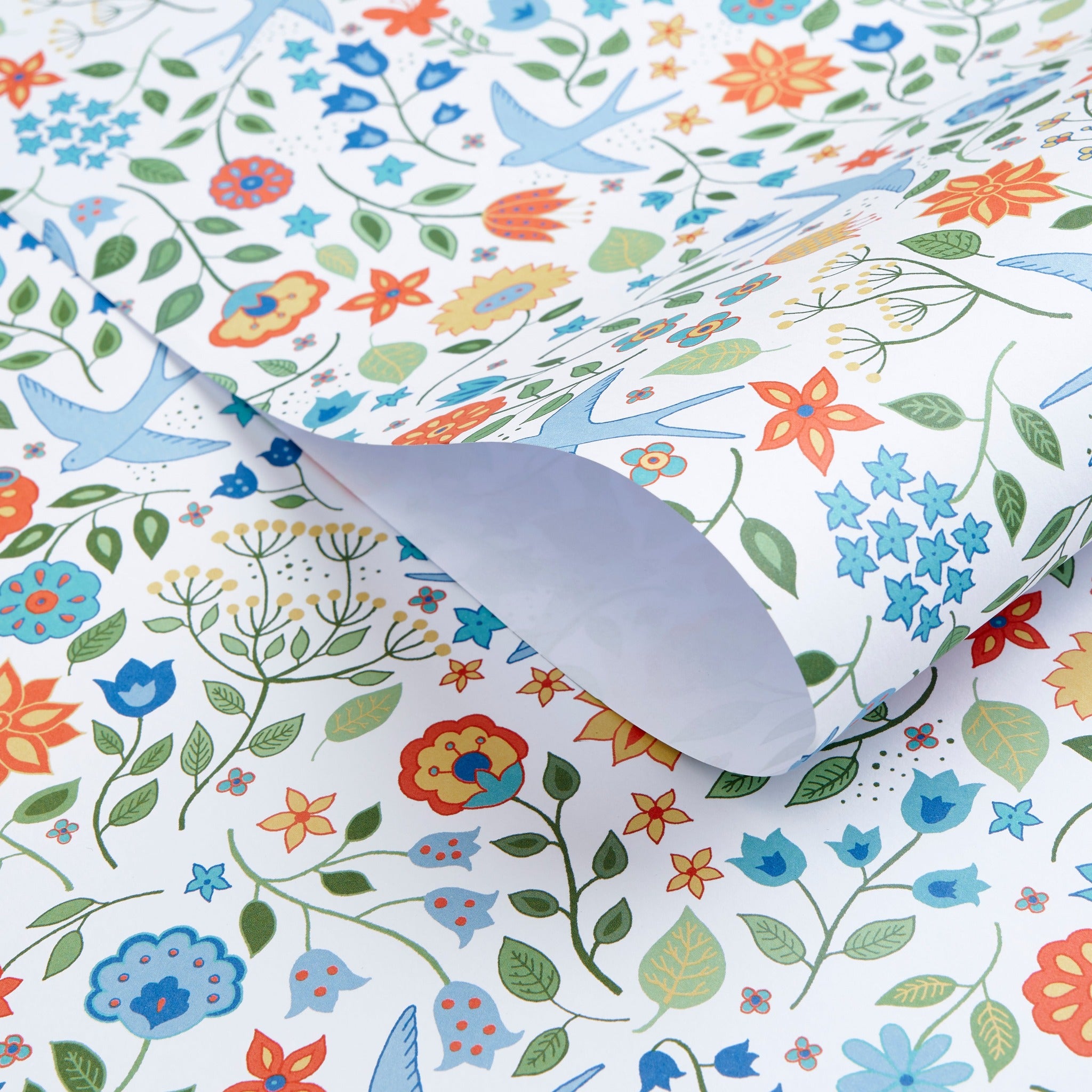 Summer Swallows Gift Wrap by Mary Kilvert