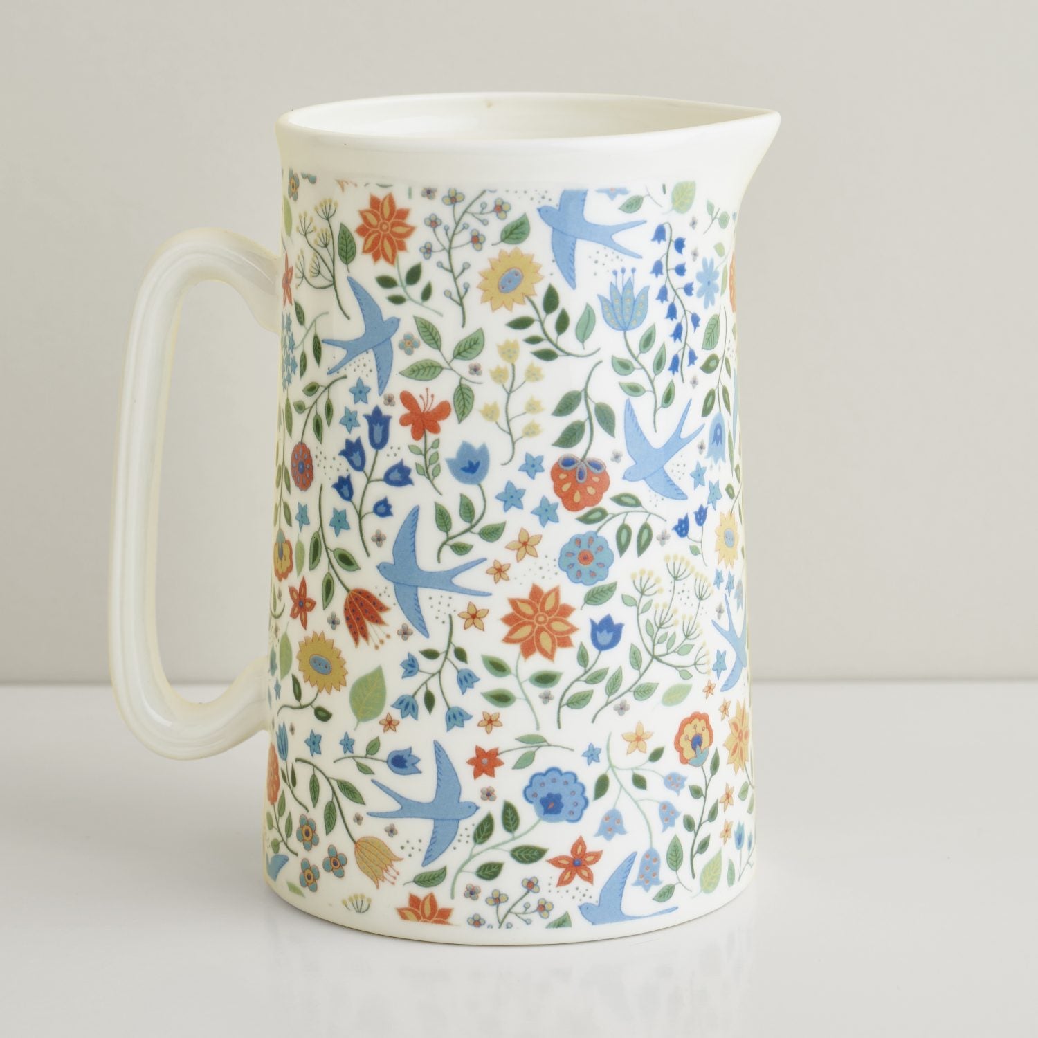 Summer Swallows Jug by Mary Kilvert