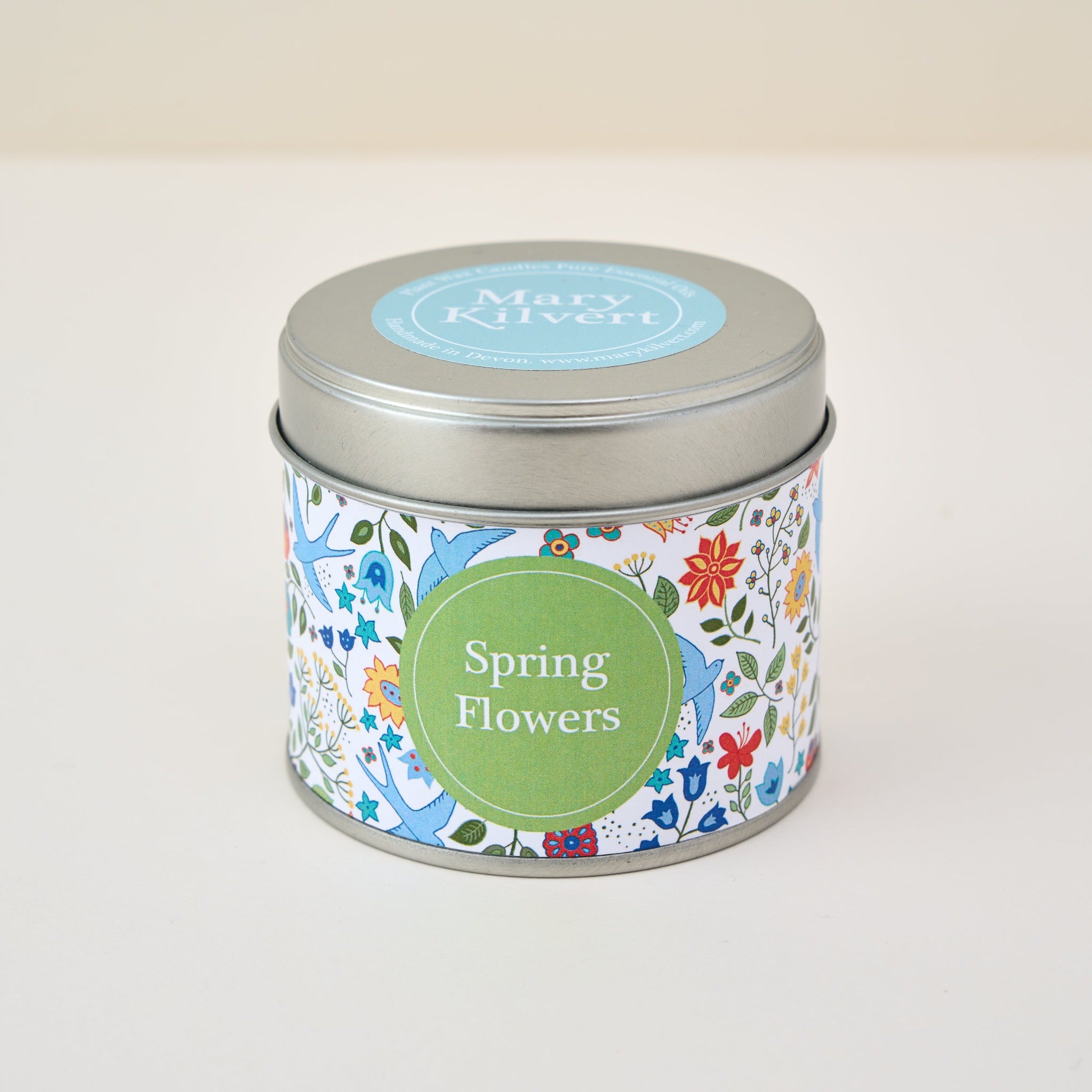 Spring Flowers Candle by Mary Kilvert