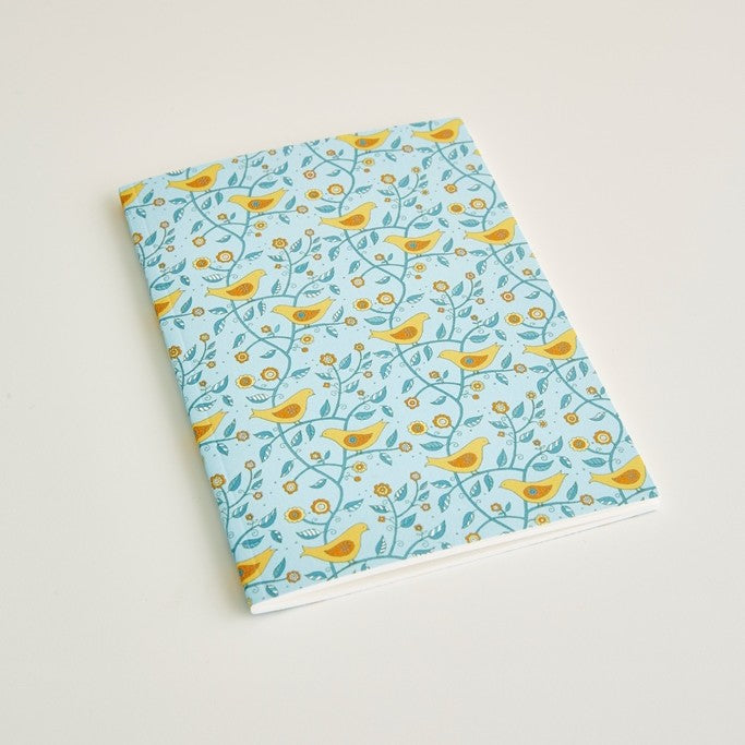 Small Folk Birds Pattern Notebook by Mary Kilvert