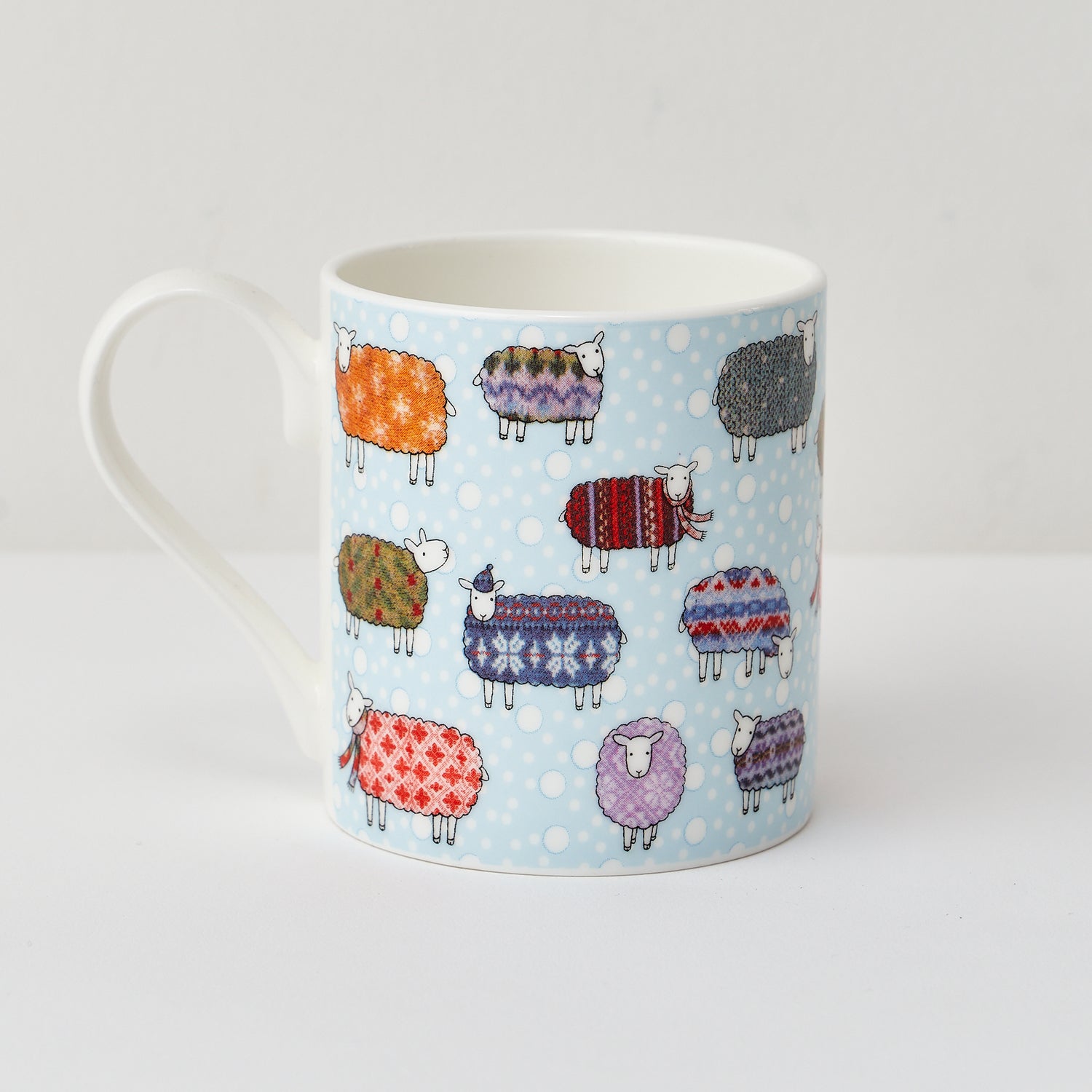 Sheep in the Snow Mug by Mary Kilvert