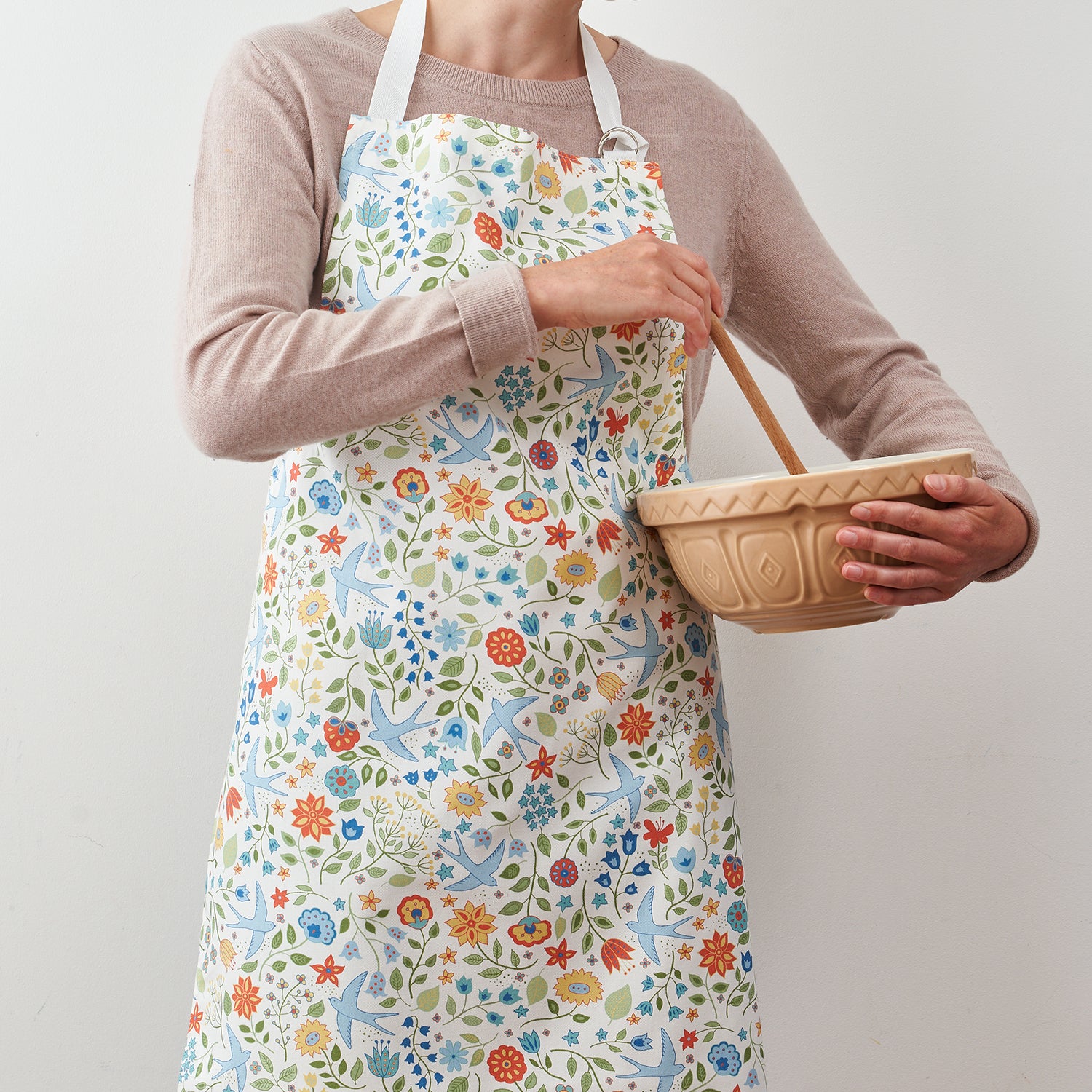 Summer Swallows Apron by Mary Kilvert