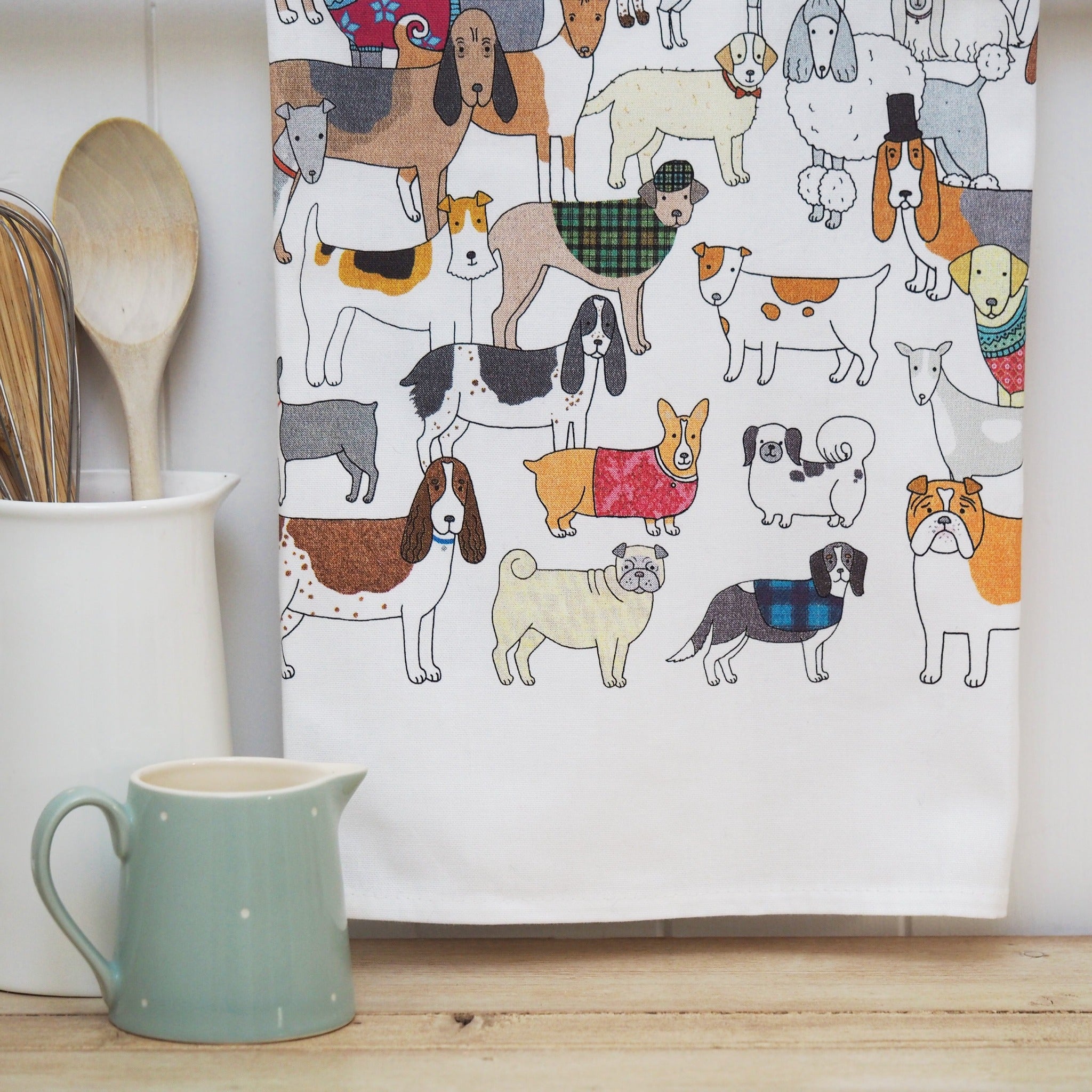 Pack of Proud Pooches Tea Towel