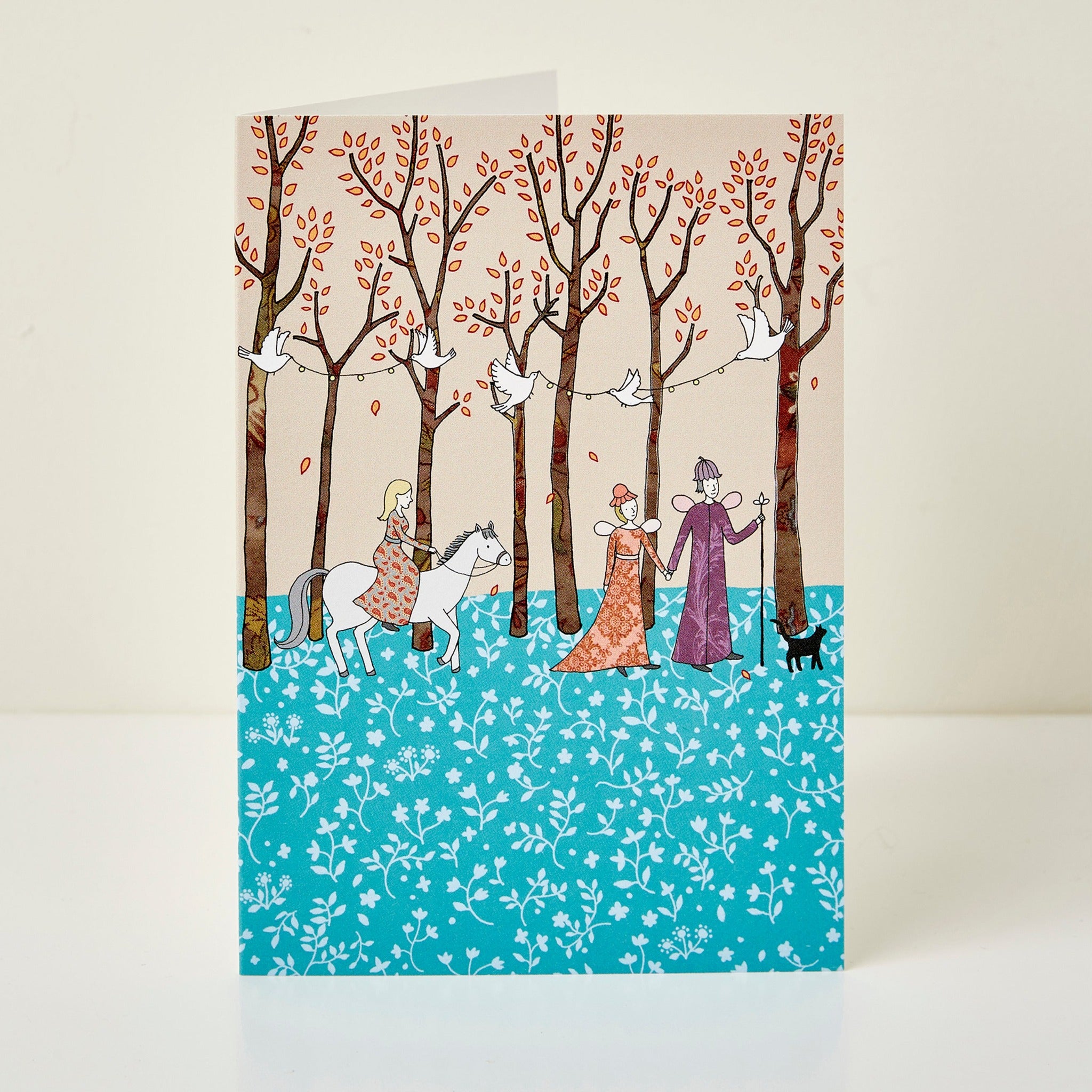 Magic Wood Greeting Card by Mary Kilvert