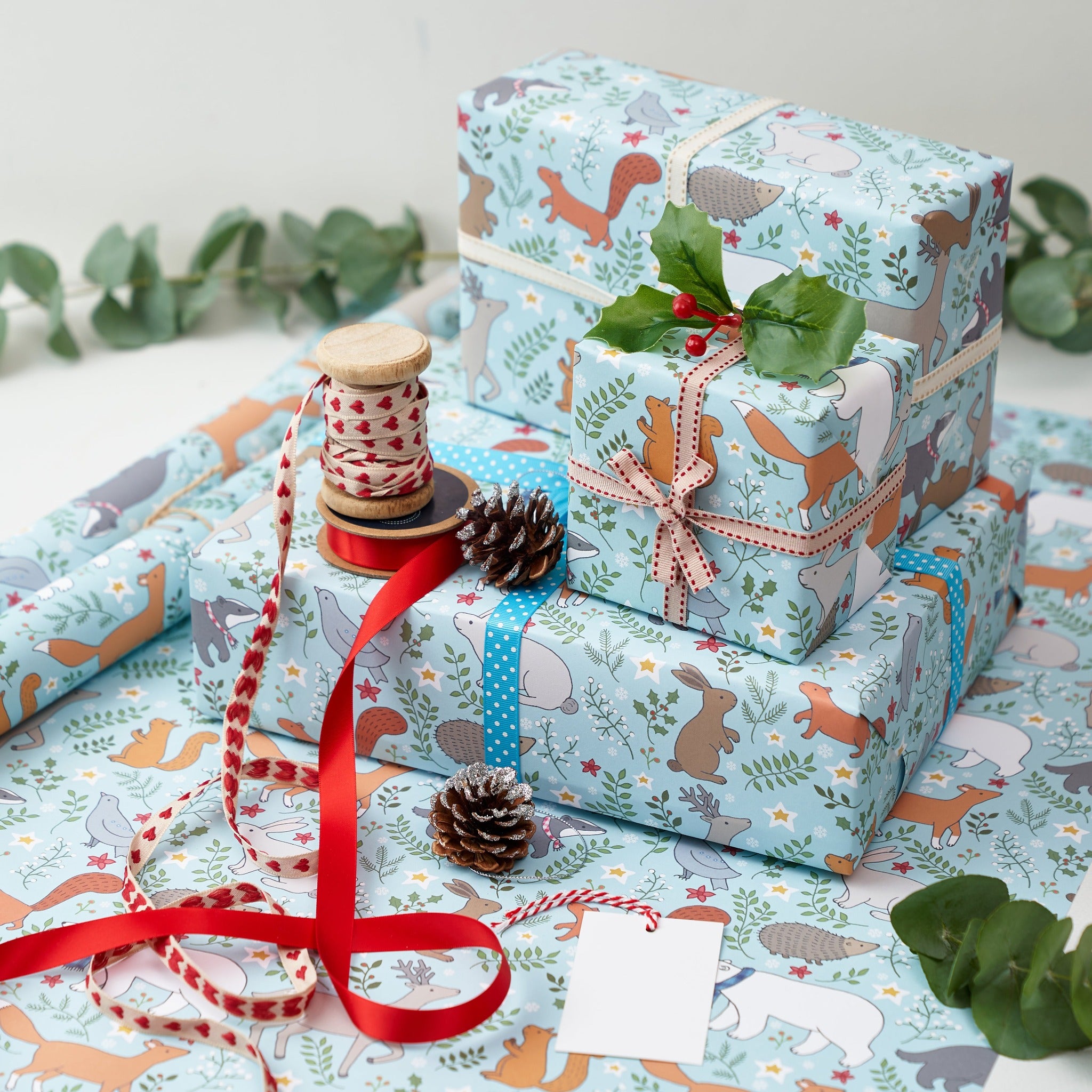 Winter Woodland Gift Wrap by Mary Kilvert
