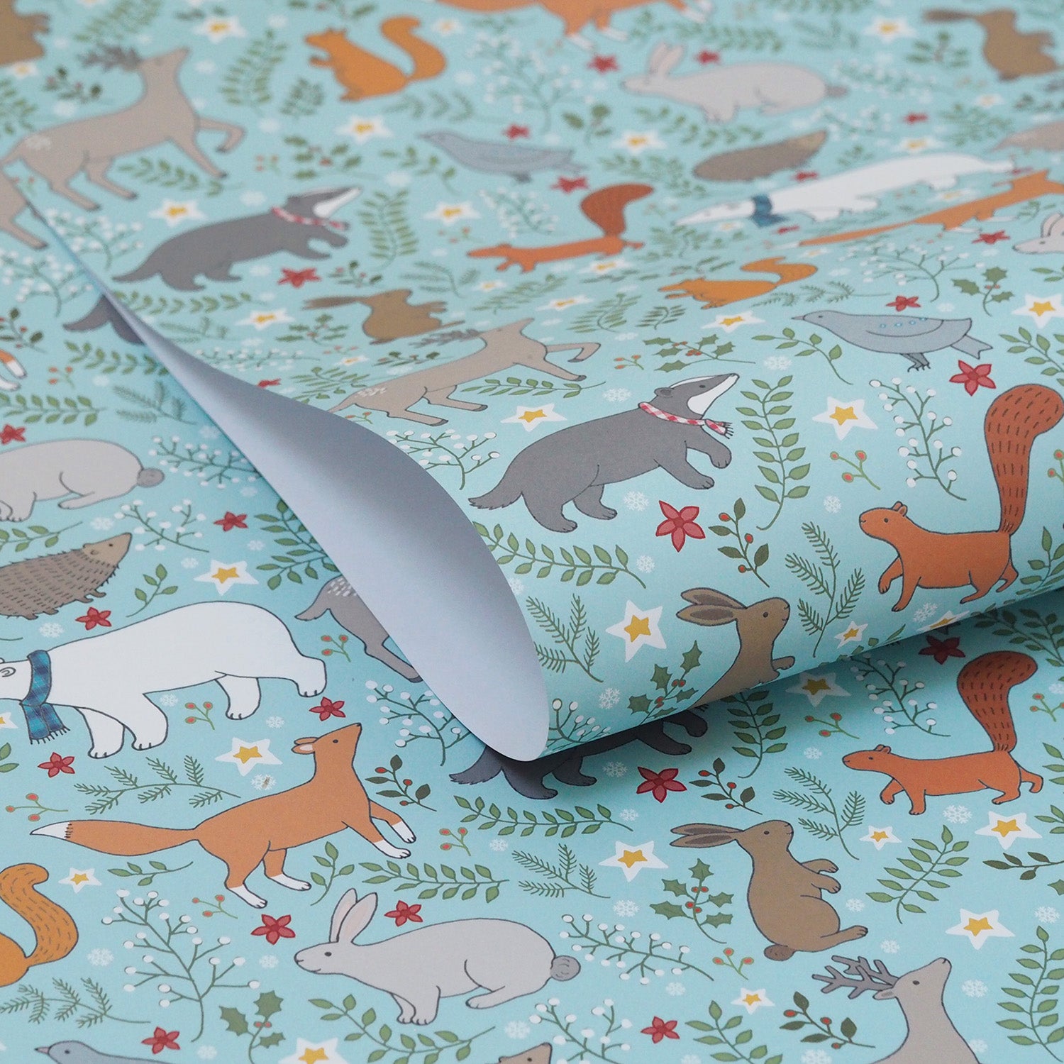 Winter Woodland Gift Wrap by Mary Kilvert